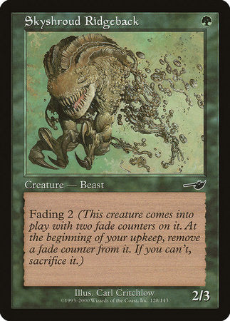 Skyshroud Ridgeback [Nemesis] | Jomio and Rueliete's Cards and Comics
