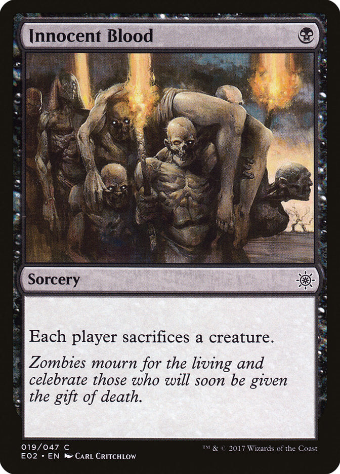 Innocent Blood [Explorers of Ixalan] | Jomio and Rueliete's Cards and Comics