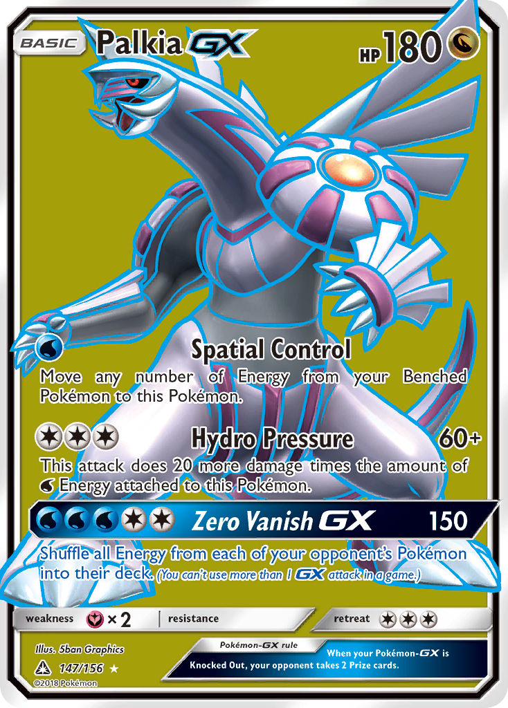 Palkia GX (147/156) [Sun & Moon: Ultra Prism] | Jomio and Rueliete's Cards and Comics