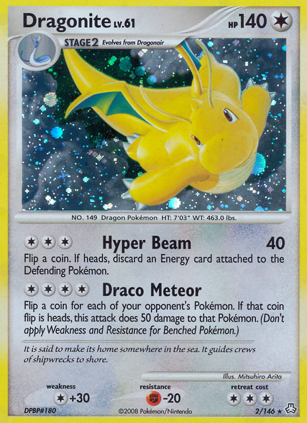 Dragonite (2/146) [Diamond & Pearl: Legends Awakened] | Jomio and Rueliete's Cards and Comics