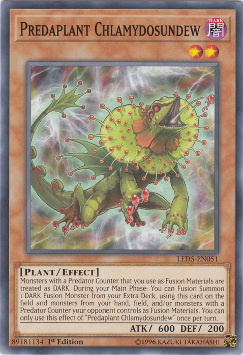 Predaplant Chlamydosundew [LED5-EN051] Common | Jomio and Rueliete's Cards and Comics