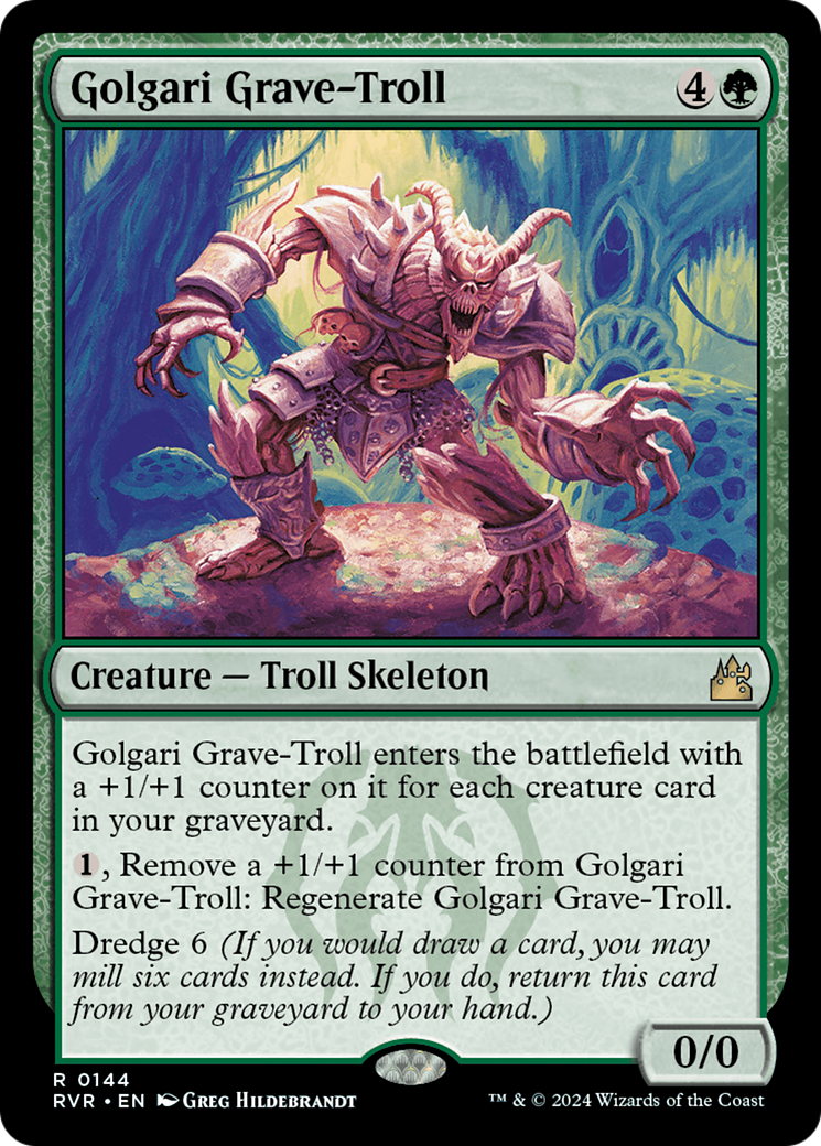 Golgari Grave-Troll [Ravnica Remastered] | Jomio and Rueliete's Cards and Comics