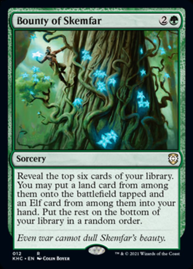 Bounty of Skemfar [Kaldheim Commander] | Jomio and Rueliete's Cards and Comics