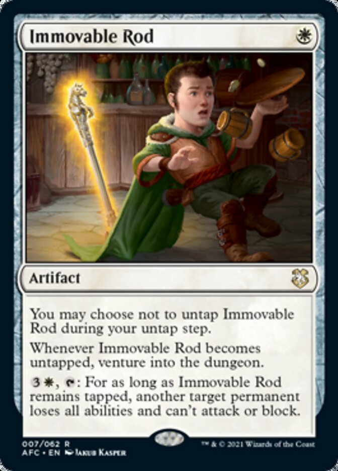 Immovable Rod [Dungeons & Dragons: Adventures in the Forgotten Realms Commander] | Jomio and Rueliete's Cards and Comics