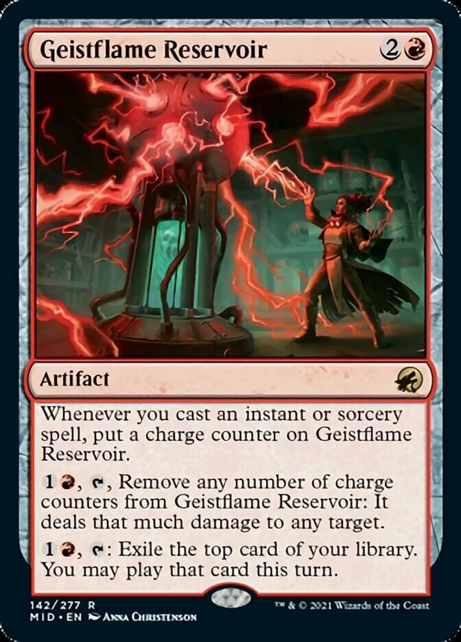 Geistflame Reservoir [Innistrad: Midnight Hunt] | Jomio and Rueliete's Cards and Comics