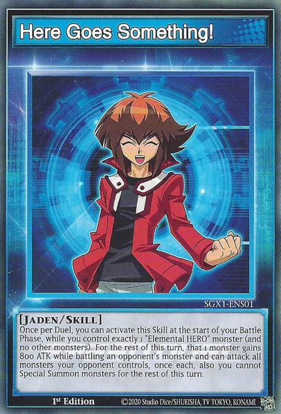 Here Goes Something! [SGX1-ENS01] Common | Jomio and Rueliete's Cards and Comics