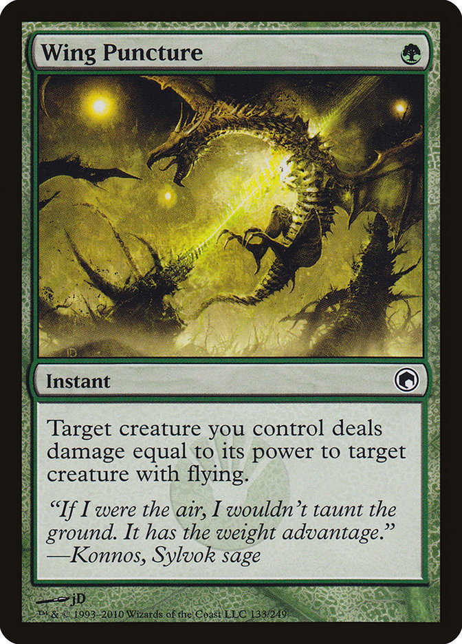 Wing Puncture [Scars of Mirrodin] | Jomio and Rueliete's Cards and Comics