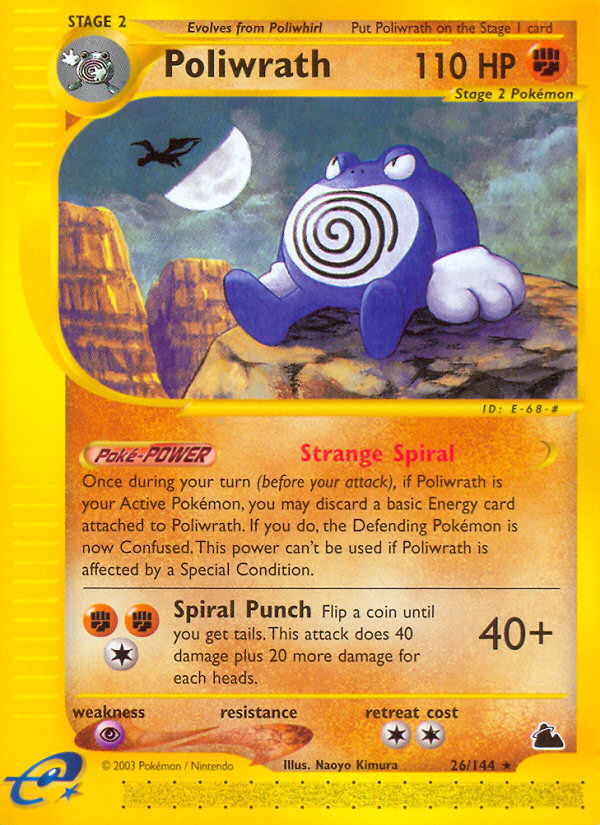 Poliwrath (26/144) [Skyridge] | Jomio and Rueliete's Cards and Comics