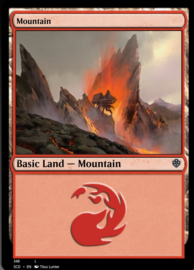 Mountain (348) [Starter Commander Decks] | Jomio and Rueliete's Cards and Comics