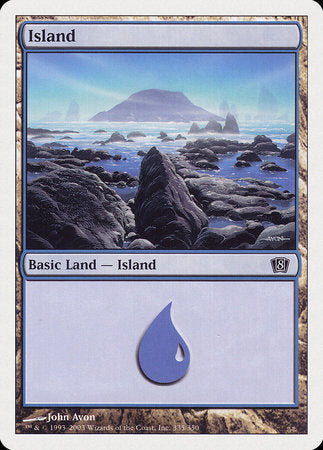 Island (335) [Eighth Edition] | Jomio and Rueliete's Cards and Comics