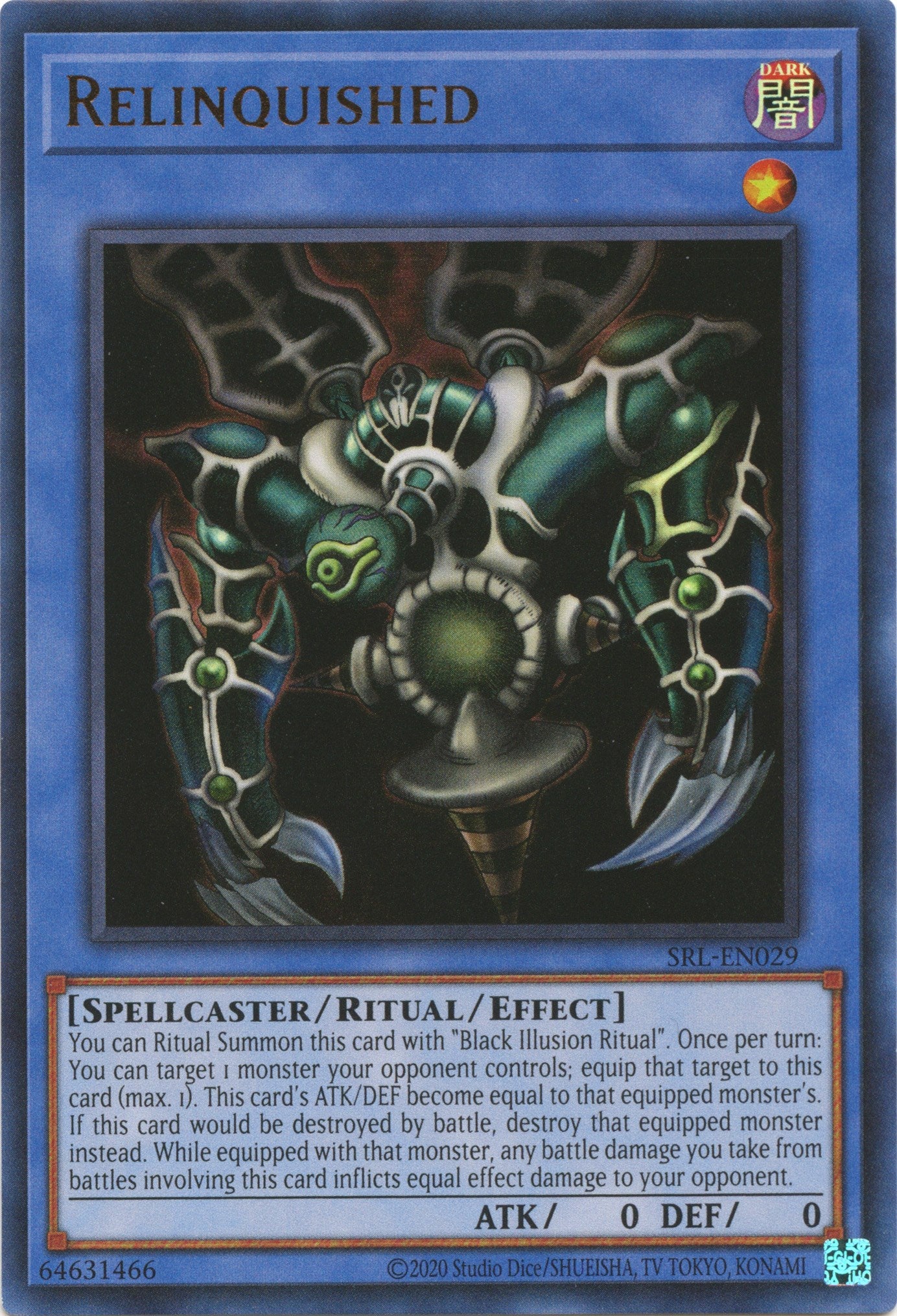 Relinquished (25th Anniversary) [SRL-EN029] Ultra Rare | Jomio and Rueliete's Cards and Comics
