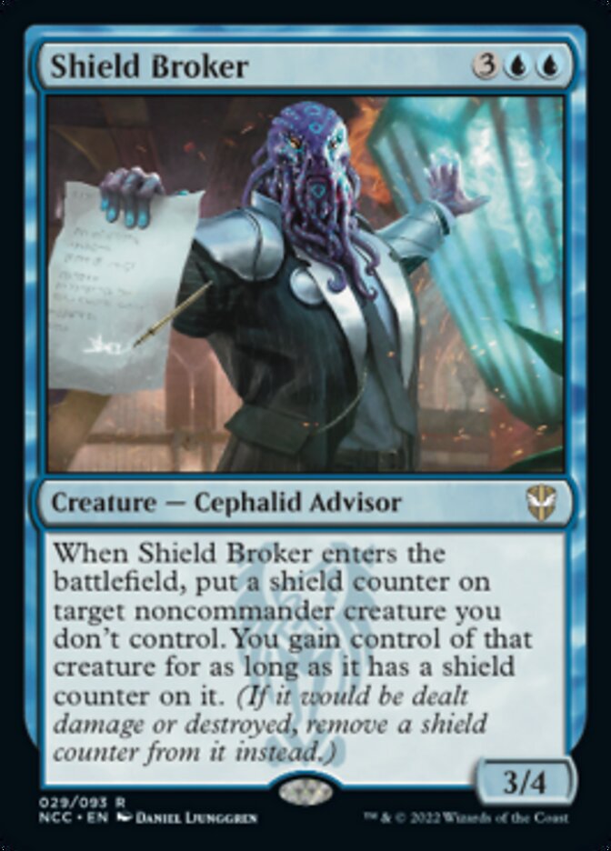 Shield Broker [Streets of New Capenna Commander] | Jomio and Rueliete's Cards and Comics