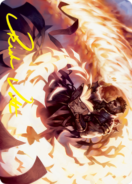 Revel in Silence Art Card (Gold-Stamped Signature) [Strixhaven: School of Mages Art Series] | Jomio and Rueliete's Cards and Comics