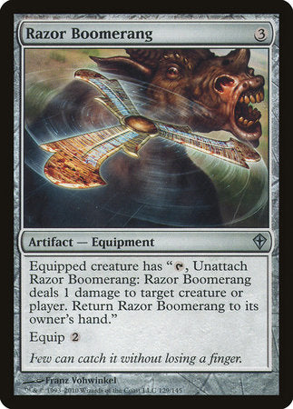 Razor Boomerang [Worldwake] | Jomio and Rueliete's Cards and Comics