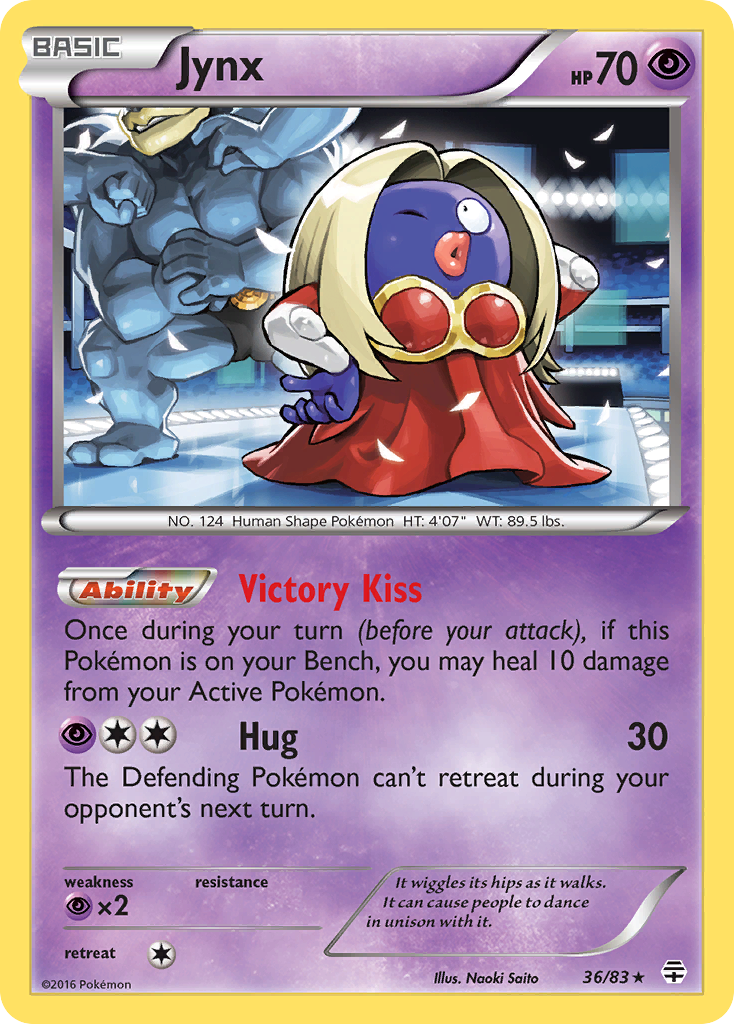 Jynx (36/83) [XY: Generations] | Jomio and Rueliete's Cards and Comics