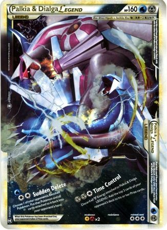 Palkia & Dialga LEGEND (101/102) (Jumbo Card) [HeartGold & SoulSilver: Triumphant] | Jomio and Rueliete's Cards and Comics