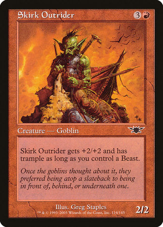 Skirk Outrider [Legions] | Jomio and Rueliete's Cards and Comics