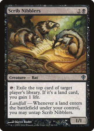 Scrib Nibblers [Worldwake] | Jomio and Rueliete's Cards and Comics