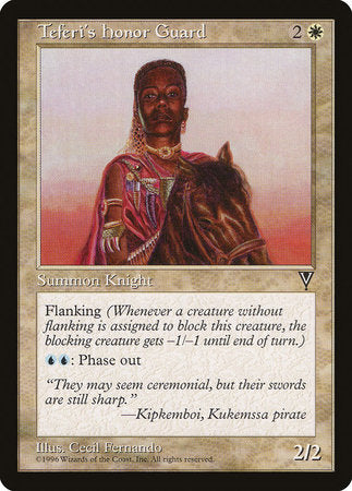 Teferi's Honor Guard [Visions] | Jomio and Rueliete's Cards and Comics