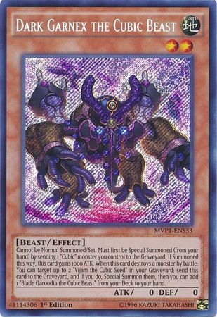 Dark Garnex the Cubic Beast [MVP1-ENS33] Secret Rare | Jomio and Rueliete's Cards and Comics