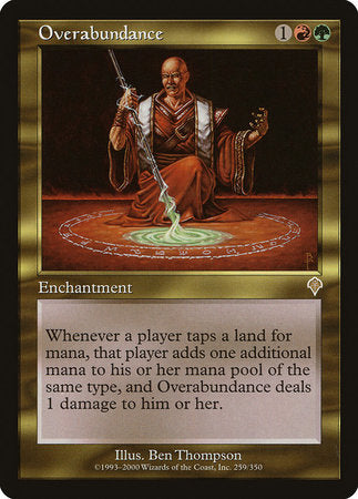 Overabundance [Invasion] | Jomio and Rueliete's Cards and Comics