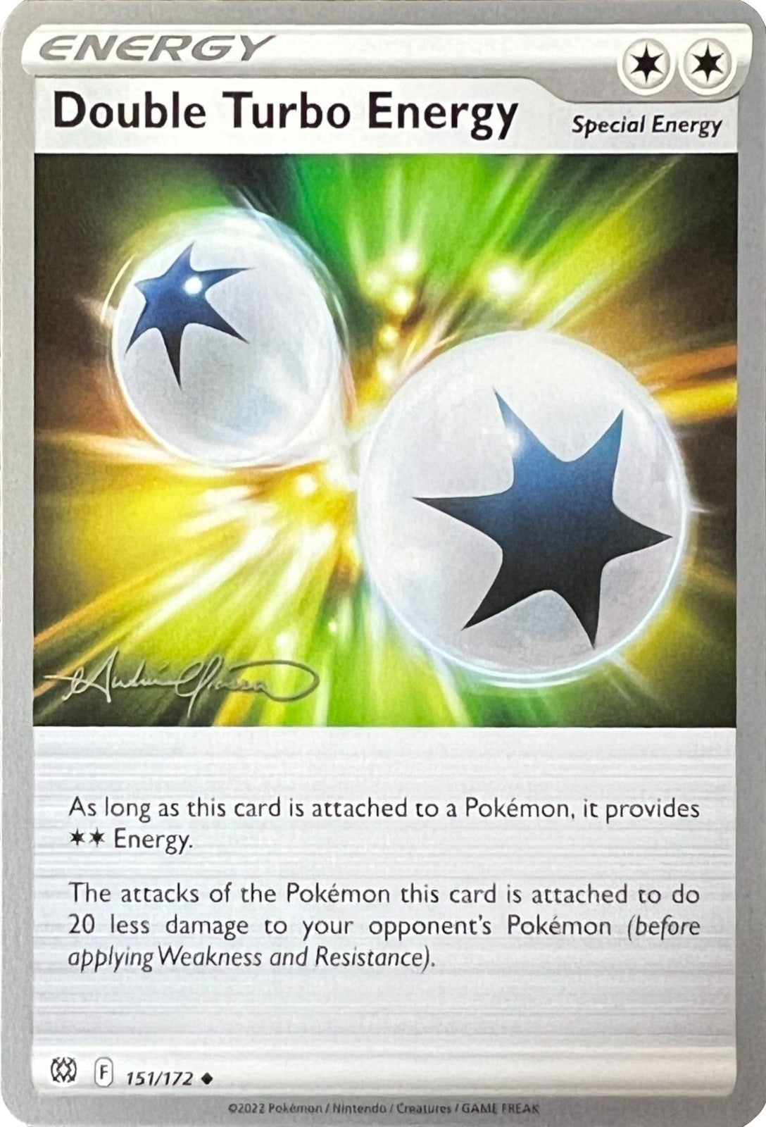 Double Turbo Energy (151/172) (The Shape of Mew - Andre Chiasson) [World Championships 2022] | Jomio and Rueliete's Cards and Comics