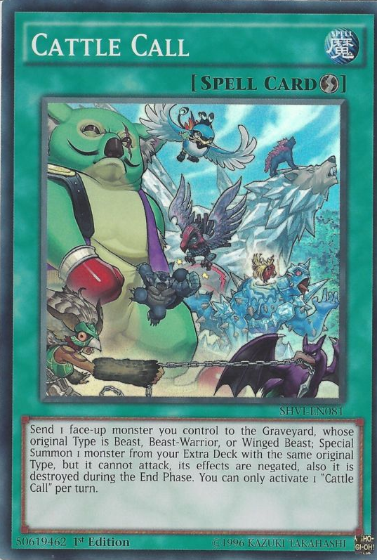Cattle Call [SHVI-EN081] Super Rare | Jomio and Rueliete's Cards and Comics