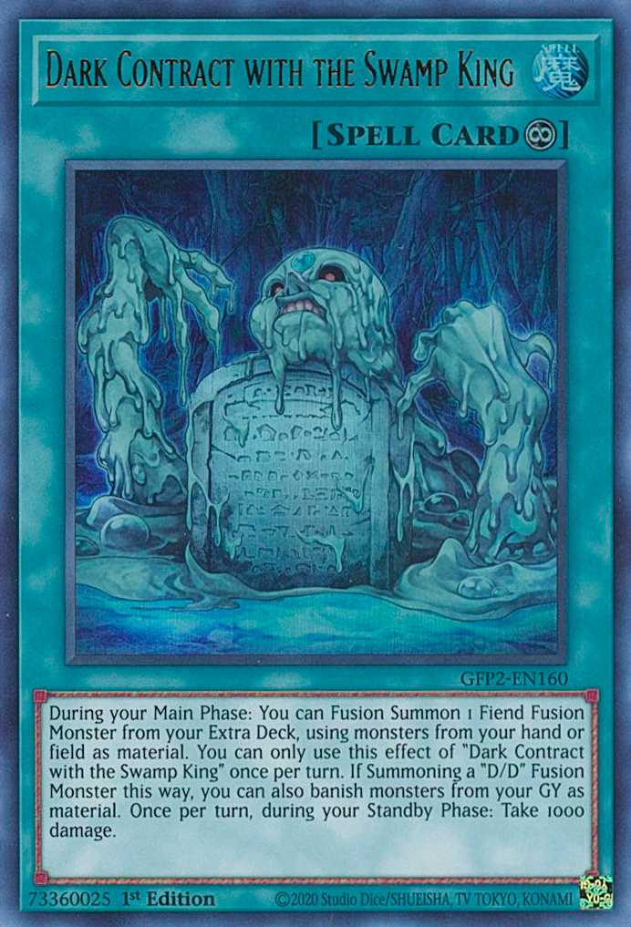 Dark Contract with the Swamp King [GFP2-EN160] Ultra Rare | Jomio and Rueliete's Cards and Comics