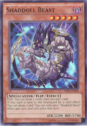 Shaddoll Beast [AP06-EN008] Super Rare | Jomio and Rueliete's Cards and Comics