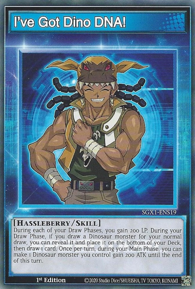 I've Got Dino DNA! [SGX1-ENS19] Common | Jomio and Rueliete's Cards and Comics