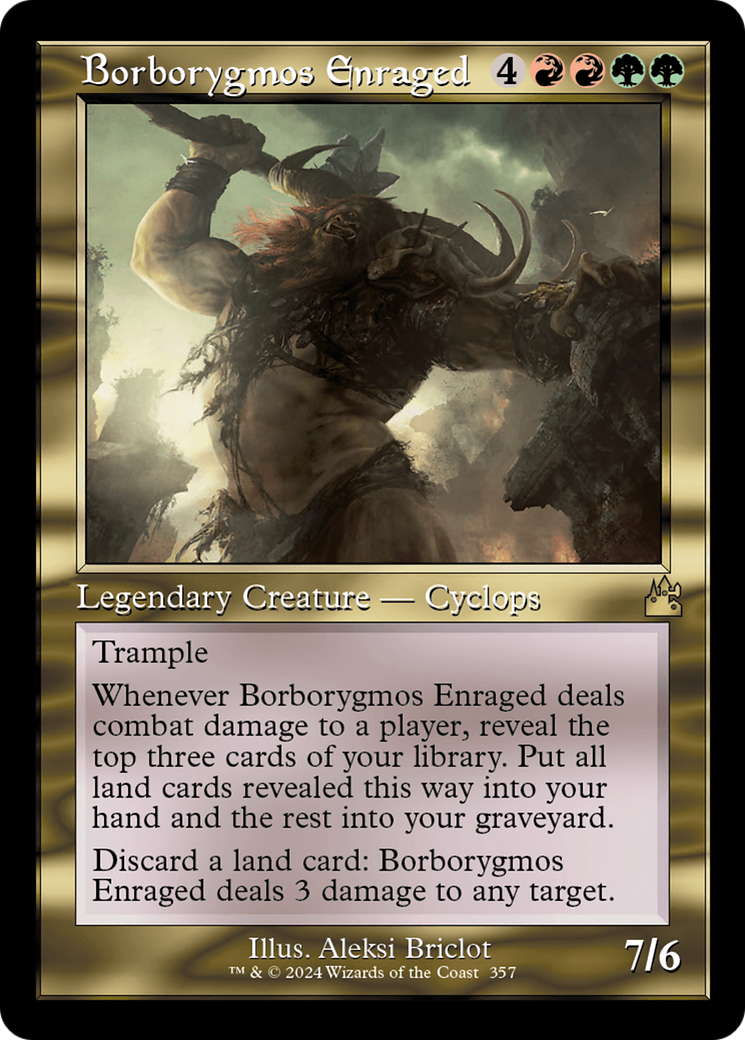 Borborygmos Enraged (Retro Frame) [Ravnica Remastered] | Jomio and Rueliete's Cards and Comics