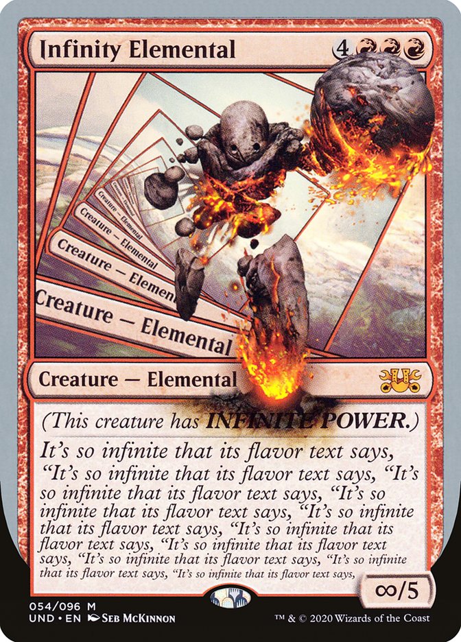 Infinity Elemental [Unsanctioned] | Jomio and Rueliete's Cards and Comics