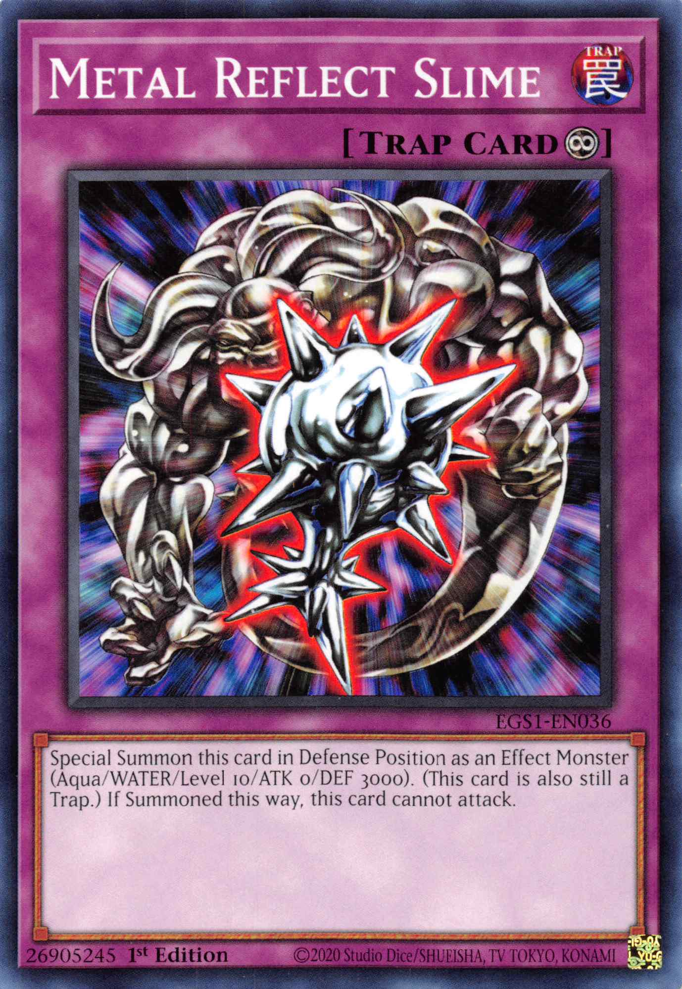 Metal Reflect Slime [EGS1-EN036] Common | Jomio and Rueliete's Cards and Comics