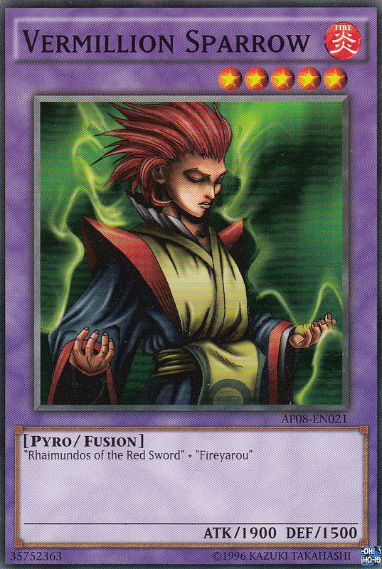 Vermillion Sparrow [AP08-EN021] Common | Jomio and Rueliete's Cards and Comics