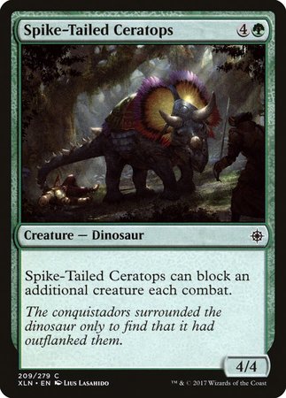 Spike-Tailed Ceratops [Ixalan] | Jomio and Rueliete's Cards and Comics