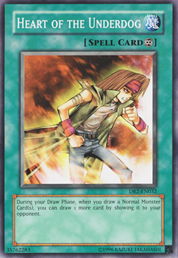 Heart of the Underdog [DR2-EN032] Common | Jomio and Rueliete's Cards and Comics