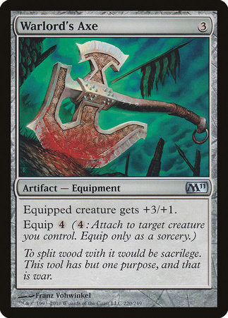 Warlord's Axe [Magic 2011] | Jomio and Rueliete's Cards and Comics