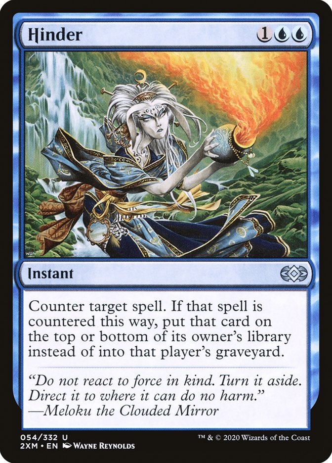 Hinder [Double Masters] | Jomio and Rueliete's Cards and Comics