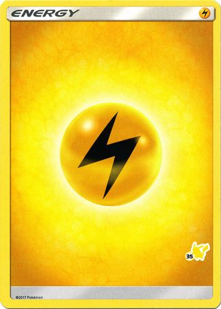 Lightning Energy (Pikachu Stamp #35) [Battle Academy 2020] | Jomio and Rueliete's Cards and Comics