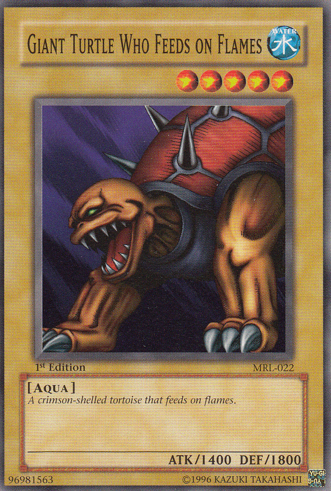 Giant Turtle Who Feeds on Flames [MRL-022] Common | Jomio and Rueliete's Cards and Comics