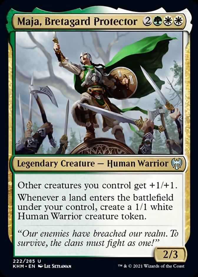 Maja, Bretagard Protector [Kaldheim] | Jomio and Rueliete's Cards and Comics