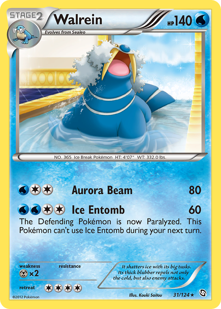 Walrein (31/124) [Black & White: Dragons Exalted] | Jomio and Rueliete's Cards and Comics