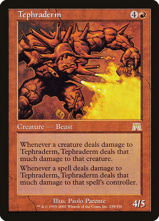 Tephraderm [Onslaught] | Jomio and Rueliete's Cards and Comics