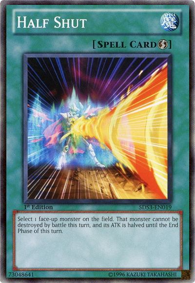 Half Shut [5DS3-EN019] Common | Jomio and Rueliete's Cards and Comics