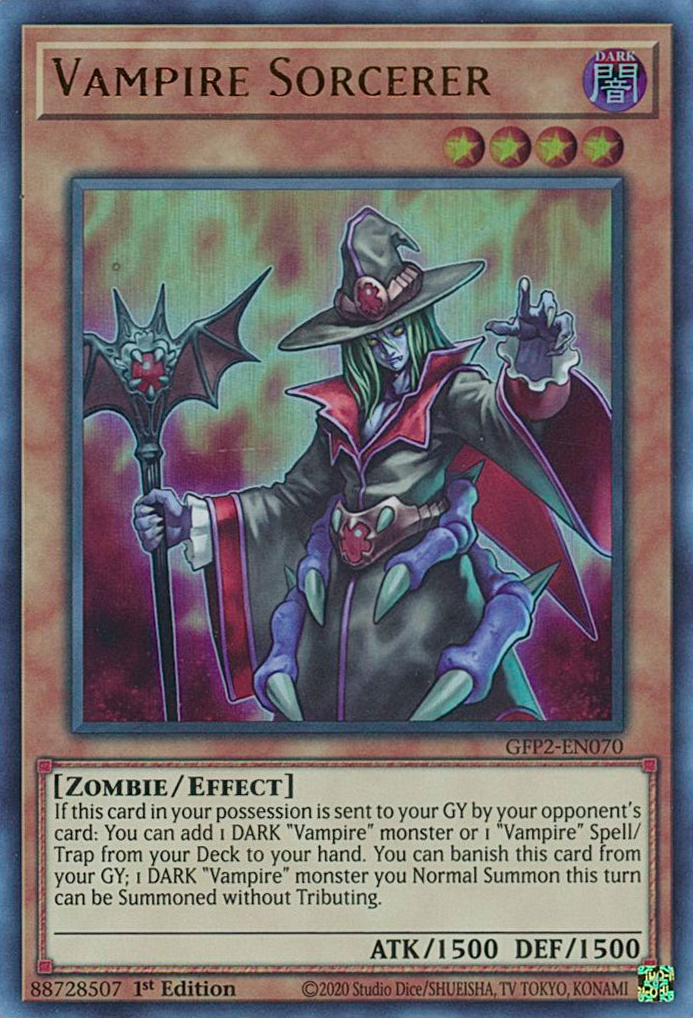 Vampire Sorcerer [GFP2-EN070] Ultra Rare | Jomio and Rueliete's Cards and Comics