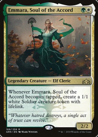 Emmara, Soul of the Accord [Guilds of Ravnica] | Jomio and Rueliete's Cards and Comics