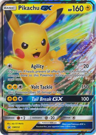 Pikachu GX (SM232) (Jumbo Card) [Sun & Moon: Black Star Promos] | Jomio and Rueliete's Cards and Comics