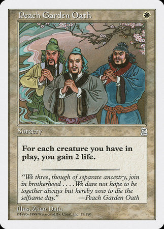 Peach Garden Oath [Portal Three Kingdoms] | Jomio and Rueliete's Cards and Comics