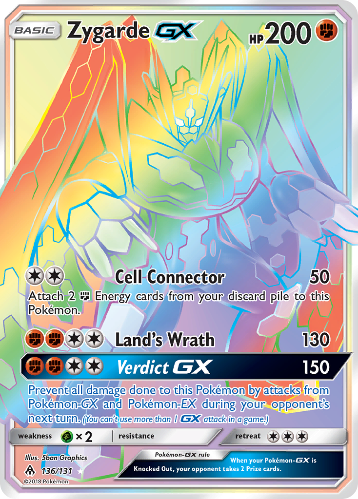 Zygarde GX (136/131) [Sun & Moon: Forbidden Light] | Jomio and Rueliete's Cards and Comics