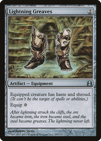 Lightning Greaves [Commander 2011] | Jomio and Rueliete's Cards and Comics